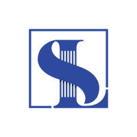 Letter SL Monogram Pillar Logo