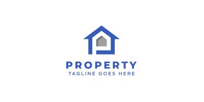 Letter P Property Logo