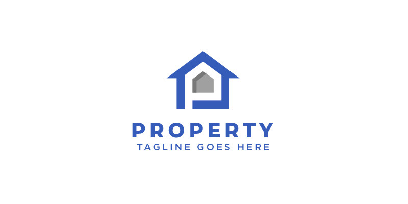 Letter P Property Logo