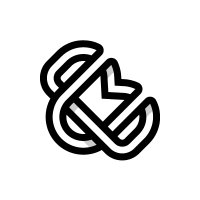 Letter CB Or CM Monogram Logo