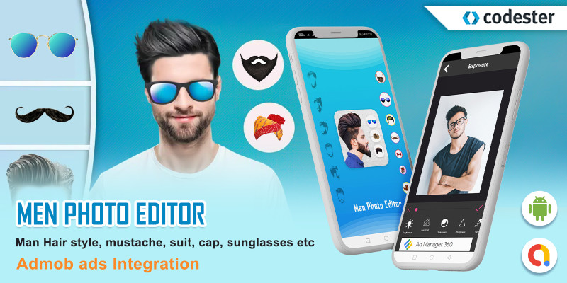 Men Photo Editor - Android Source Code by OWNInfoSoft | Codester