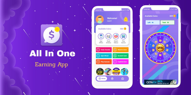 All In One Android Earning App with Admin Panel