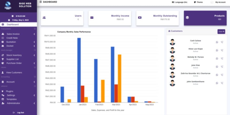 Emitech PHP Invoice System