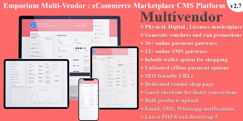 Emporium Multi-Vendor - eCommerce Marketplace CMS