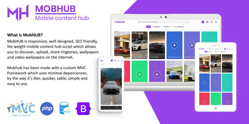 MobHUB - Mobile Content Hub Script