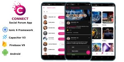 Connect Social Forum - Ionic App 