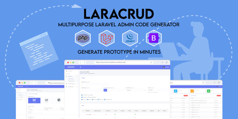Laracrud Multipurpose Laravel Admin CRUD Generator
