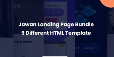 Jawan - Landing Page HTML Template Bundle