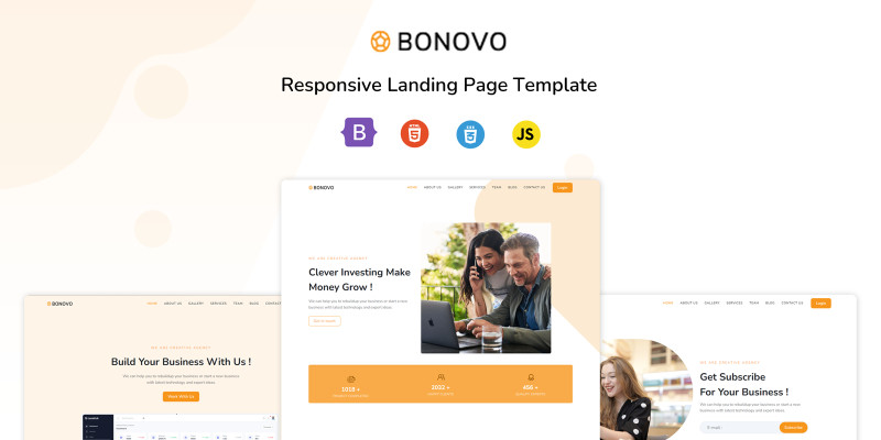 Bonovo -  Landing Page Template