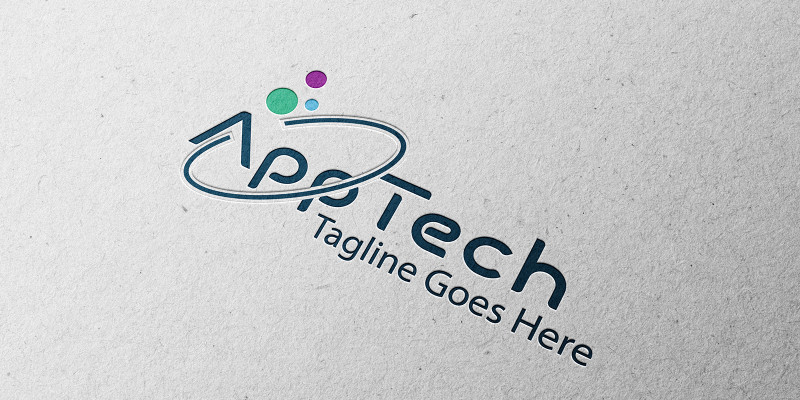 Mobile Apps or Technology Logo Simple Design