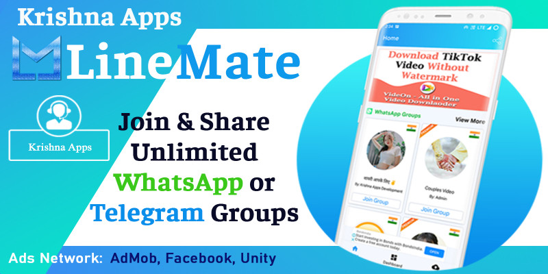 LineMate - Unlimited WhatsApp And Telegram Groups 