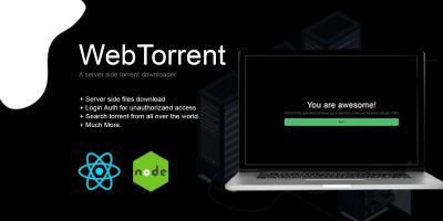 WebTorrent - Server Side Torrent Downloader NodeJS
