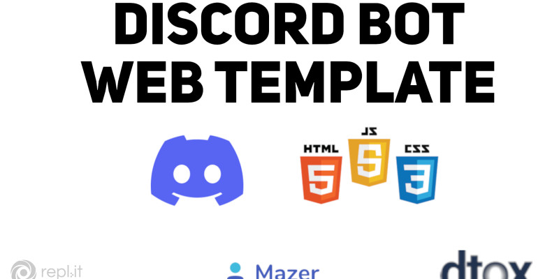 Discord Bot Web Dashboard Template Python