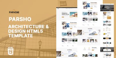 Parsho Architecture Design HTML Website Tempate