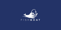 Fishing Boat Logo Template Screenshot 1