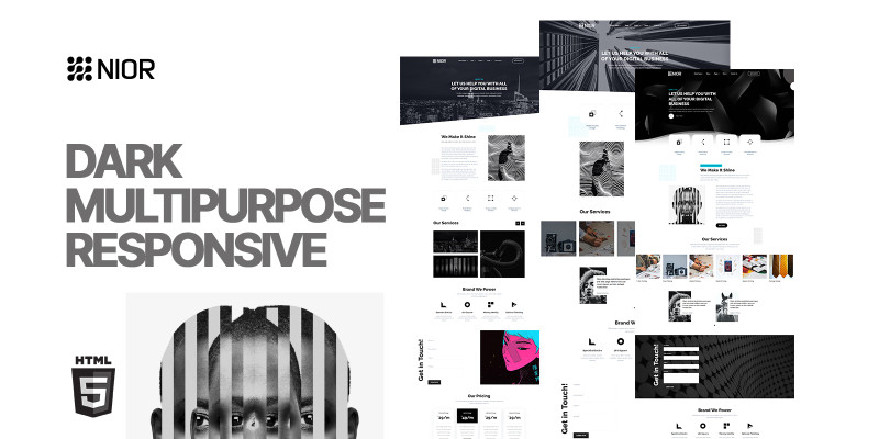 Nior Dark Multipurpose Responsive HTML5 Template