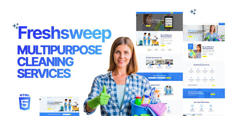 Freshsweep Cleaning HTML5 Website Template