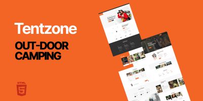 Tentzone Outdoor Camping HTML5 Website Template