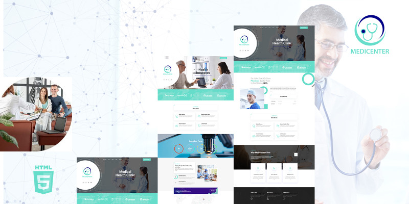 Medicenter Medical Clinic HTML5 Website Template