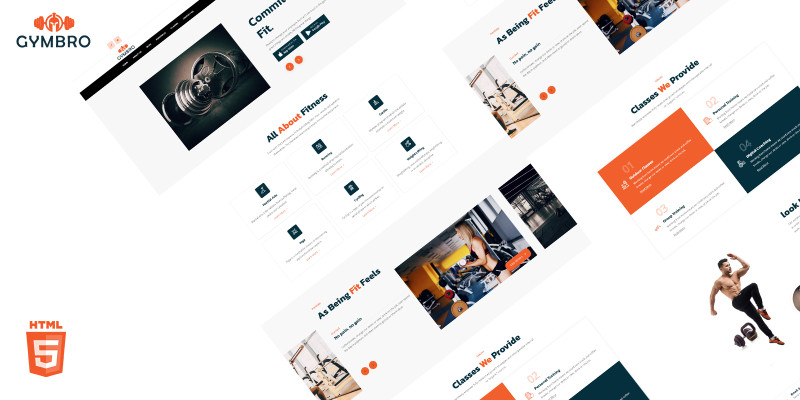 Gymbro Gym HTML5 Website Template