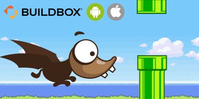 Flappy Bat Angry - Buildbox Template Game