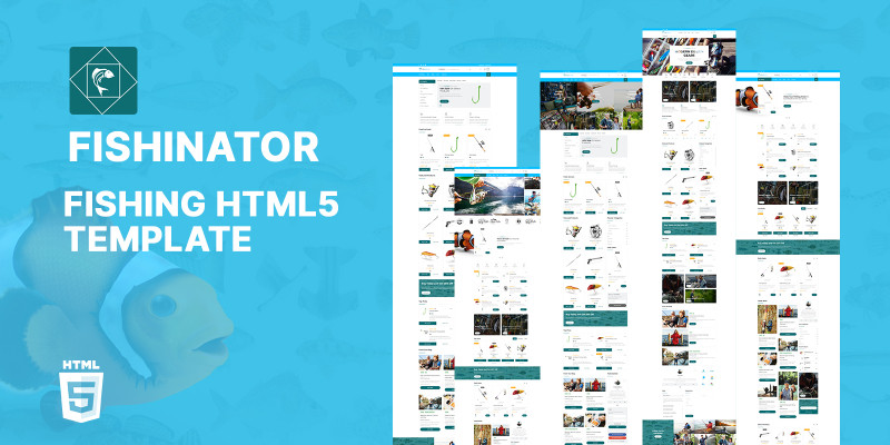 ​Fishinator Fishing tools Shop HTML5 Template