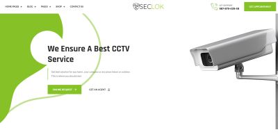 Seclok Security Company HTML5 Website Template