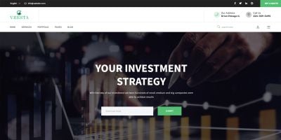 Vresta Investing Firm HTMl5 Website Template
