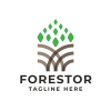Forest Tree Logo Template