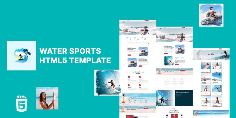 Funplash Extreme Water Sports HTML5 Template