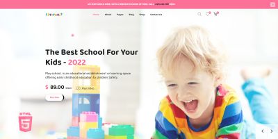 Totlio Kids Apparel Store HTML5 Website Template