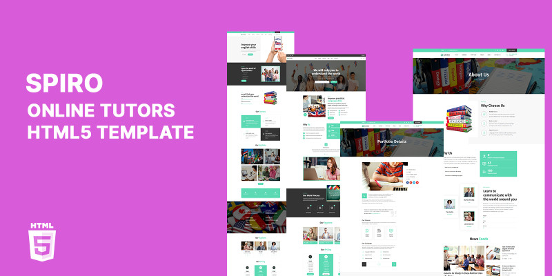 Piro Language Education Tutoring HTML5 Template