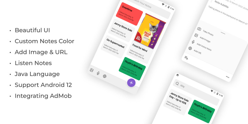 Note - Android App Source Code