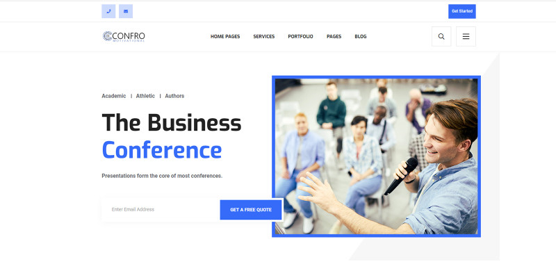 Confro - Conference HTML5 Website Template