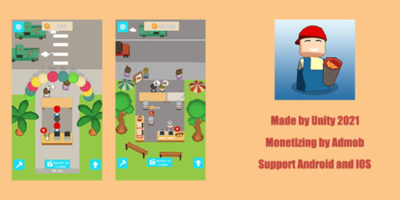 Idle Food Venture - Unity Project