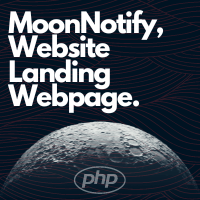 MoonNotify - Website Landing Webpage