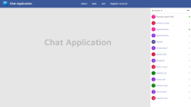 SignalR - Private Chatting like Facebook C# Screenshot 2