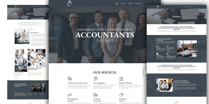 GFA Accountant - Bootstrap 5 Template