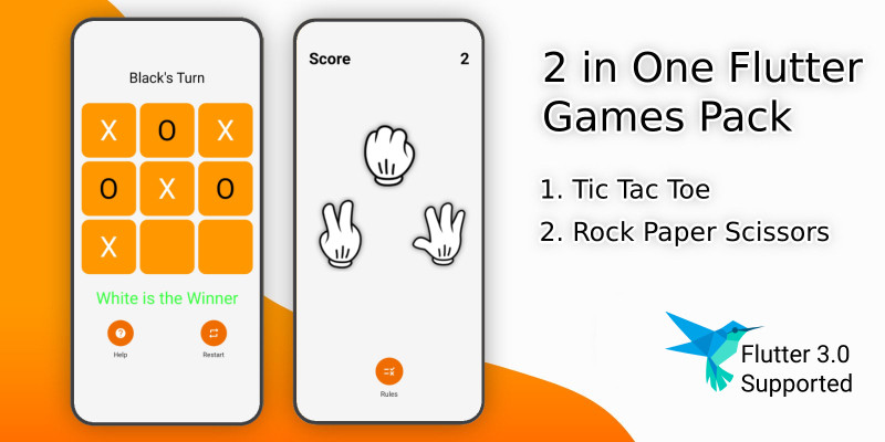 2 in One Flutter Games Bundle Pack