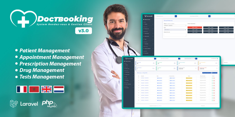 DoctBooking - Patients Management System
