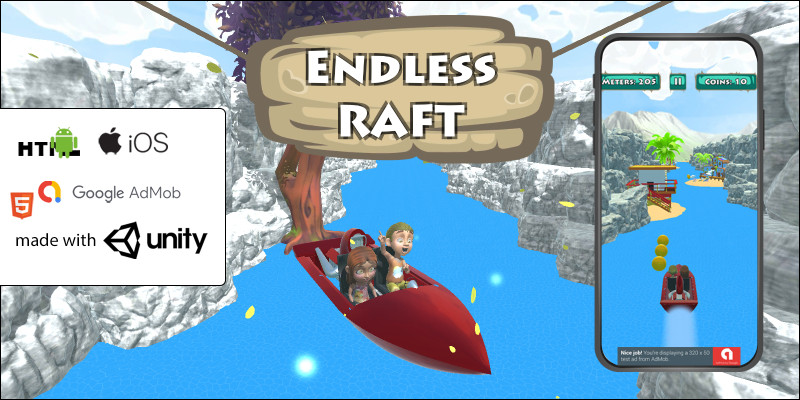 Endless Raft 3D - Complete Unity Project