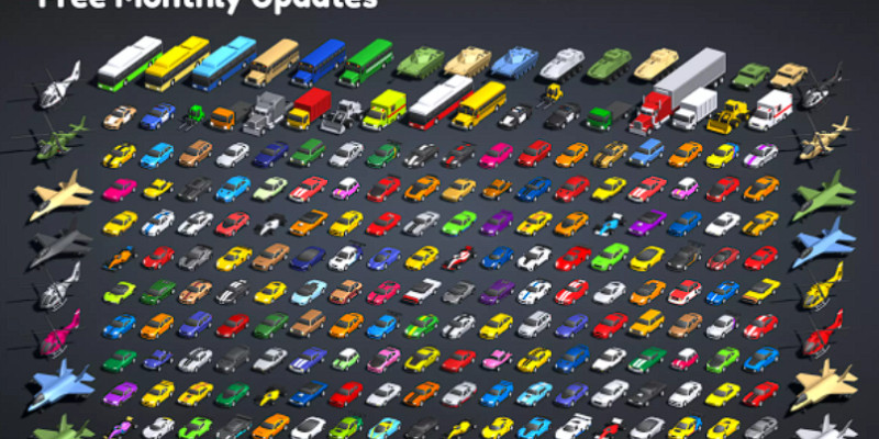 Cars / Vehicles Pack - Low Poly Cars