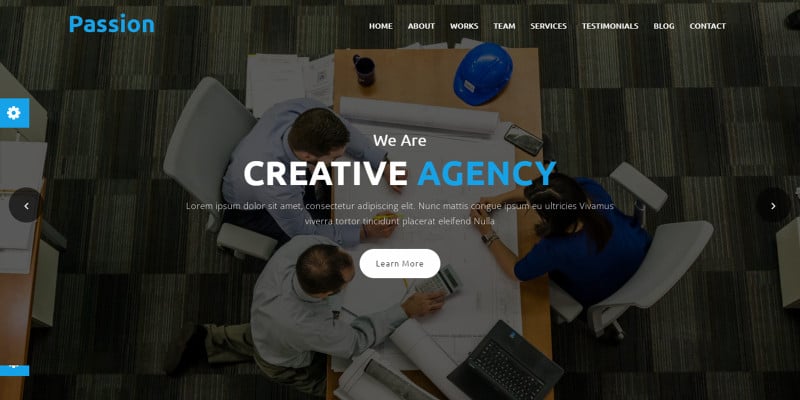 Passion - Material Design Agency Template