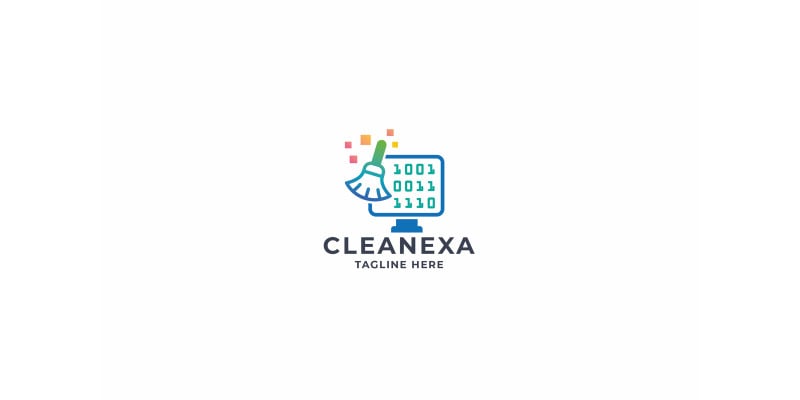 Digital Clean and Fix Logo