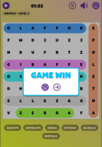 Word Search Puzzle - HTML5 Game Screenshot 3