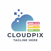 Cloud Pixel Server Tech Logo