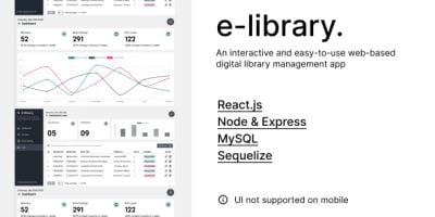 E-Library Management System NodeJS
