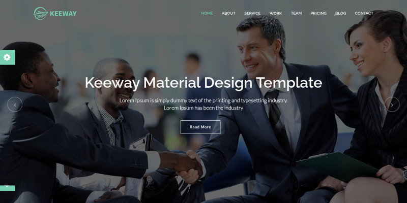 Keeway - Material Design Agency Template