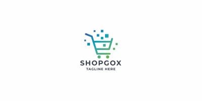 Pixel Shopping Basket Logo