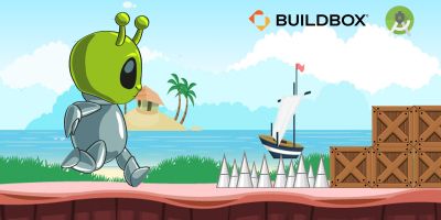 Alien Jungle adventure - Buildbox Template Game